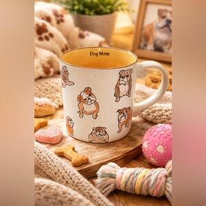 🐶☕ Dog Mom Bulldog Mug ☕🐶